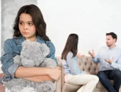 Teenager with disturbed parental relations