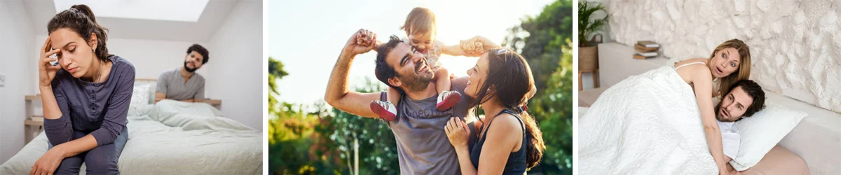 Return of old relation in one partner’s life after marriage